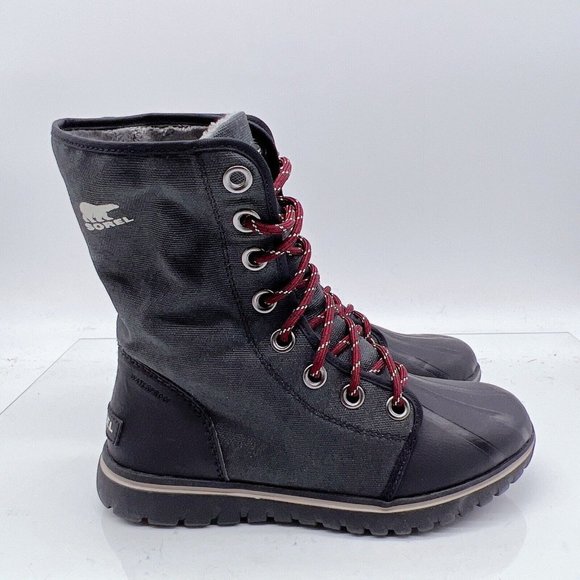 Sorel Cozy 1964 Women’s Waterproof Tall Winter Boot Black Lace Up US 6 - Picture 5 of 12